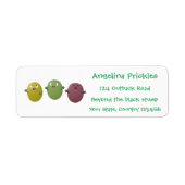 Niedliche Oliven singen Cartoon (Vorne)