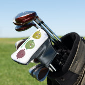 Niedliche Oliven singen Cartoon Golf Headcover (In Situ)
