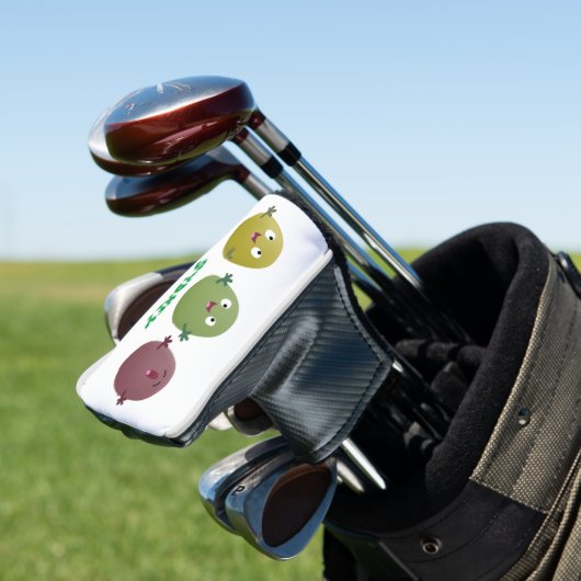 Niedliche Oliven singen Cartoon Golf Headcover (In Situ)