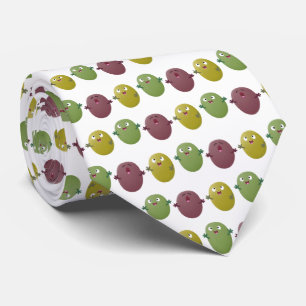 Niedliche Oliven singen Cartoon Krawatte