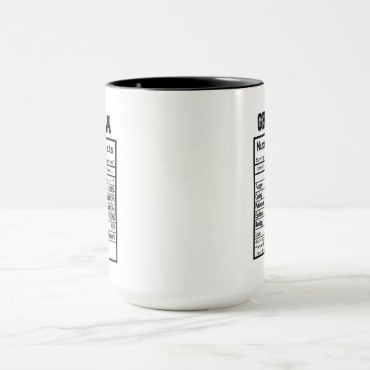 niedliche Oma Wortart Tasse (Zentrum)