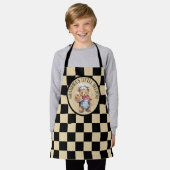 Niedliche Oma's kleine Helferin fügt Text hinzu Schürze (Getragen)