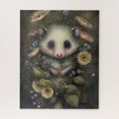 Niedliche Opossum-Blume Puzzle (Vertikal)