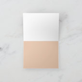 Niedliche Opossum-Illustrations-personalisiertes Dankeskarte (Innenseite)