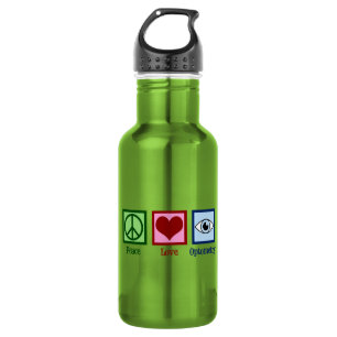 Niedliche Optometrische Liebe Optometrie Edelstahlflasche
