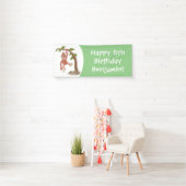 Niedliche Orang-Utan-Cartoon-Illustration Banner (Insitu)