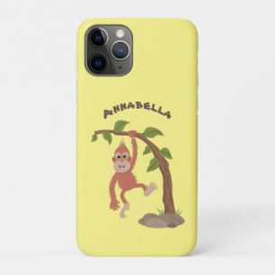 Niedliche Orang-Utan-Cartoon-Illustration Case-Mate iPhone Hülle