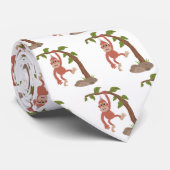 Niedliche Orang-Utan-Cartoon-Illustration Krawatte (Gerollt)