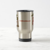 Niedliche Orang-Utan-Cartoon-Illustration Reisebecher (Mittel)