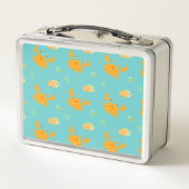 Niedliche Orange Crab Lunch Box (Rückseite)