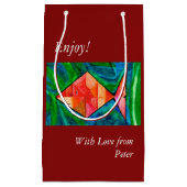 Niedliche Orange Fish Gift Bag Kleine Geschenktüte (Vorderseite)