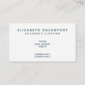 Niedliche Orange Fox Musterzeichnung Visitenkarte (Rückseite)