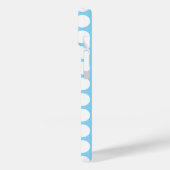 Niedliche Orange Kitty Cat bei Blume Personalisier Case-Mate iPhone Hülle (Rückseite / Links)