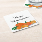 Niedliche Orange Pumpkins Rechteckiger Pappuntersetzer (angewinkelt)