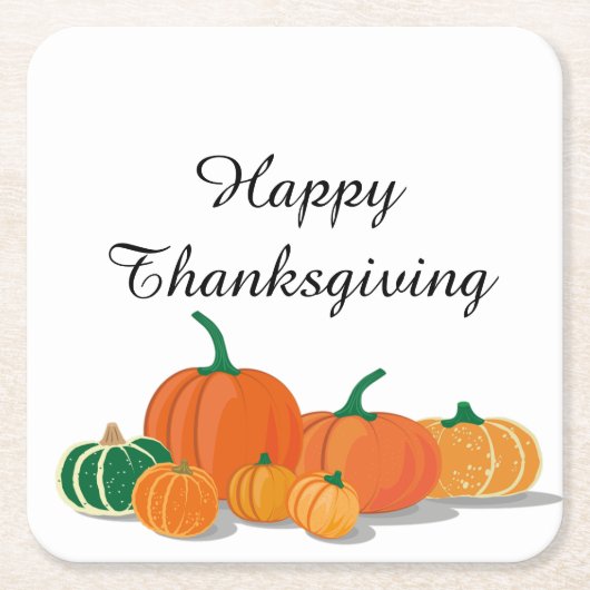 Niedliche Orange Pumpkins Rechteckiger Pappuntersetzer (Vorderseite)