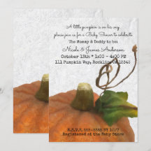 Niedliche Orange Storybook Princess Baby Dusche