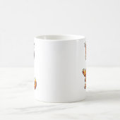 Niedliche Orange Tabby-Katze Kaffee Kaffeetasse (Mittel)