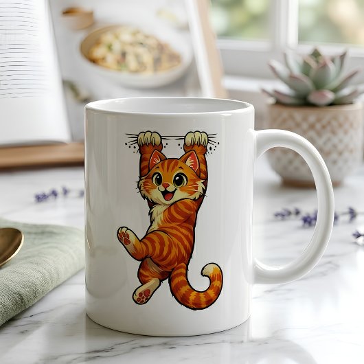 Niedliche Orange Tabby-Katze Kaffee Kaffeetasse