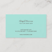 Niedliche orange Tabby-Katzen-tragende Gläser Visitenkarte (Rückseite)