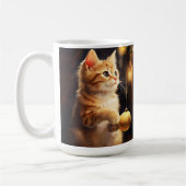 NIEDLICHE ORANGE TABBY KITTEN & CHRISTMAS BAUM KAFFEETASSE (Links)