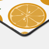 Niedliche Orangefarbene Musterschreibmatten Schreibtischunterlage (Ecke)