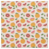 Niedliche Orangen in hellrosa Stoff (Muster)