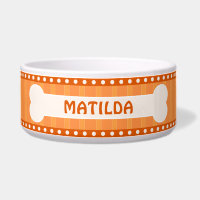 Niedliche Orangen Streifen Knochen und Paws Große 