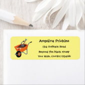 Niedliche Orangenbartendarstellung des Cartoon (Insitu)