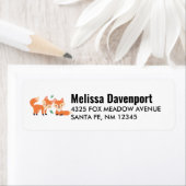 Niedliche Orangenfüchse Grafik (Insitu)