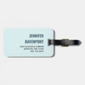 Niedliche Orangenfüchse Grafik Gepäckanhänger (Rückseite horizontal)