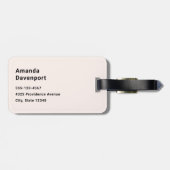 Niedliche Orangenfüchse in Liebe Gepäckanhänger (Rückseite horizontal)