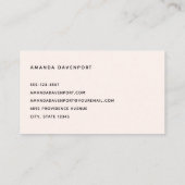 Niedliche Orangenfüchse in Liebe Visitenkarte (Rückseite)