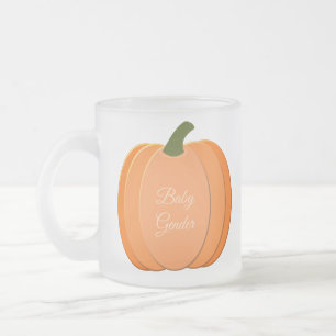 Niedliche Orangengeschlechtsneutrale Kürbisgeschle Mattglastasse