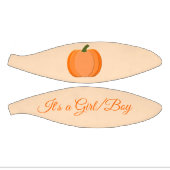 Niedliche Orangengeschlechtsneutrale Kürbisgeschle Mini Basketball (Panele)