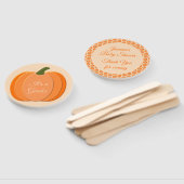 Niedliche Orangengeschlechtsneutrale Pumpkindusche Fächer (Non-assembled)