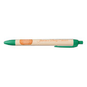 Niedliche Orangengeschlechtsneutrale Pumpkindusche Kugelschreiber (Unterseite)