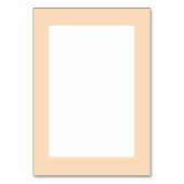 Niedliche Orangengeschlechtsneutrale Pumpkindusche Tischnummer (Rückseite)