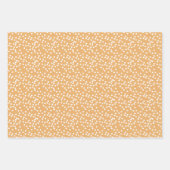 Niedliche Orangenkarotten, Ostereier und Punkte Geschenkpapier Set (Vorderseite 3)