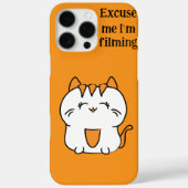 Niedliche Orangenkatze Case-Mate iPhone Hülle (Rückseite)