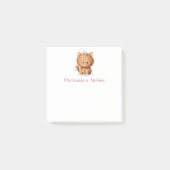 Niedliche Orangenkatze Post-it Klebezettel (Vorderseite)