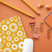 Niedliche Orangensommer Blume Mousepad