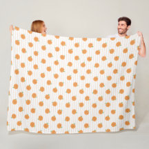Niedliche Orangenwerbung - Fleece Blankon