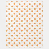 Niedliche Orangenwerbung - Fleece Blankon (Vorderseite)