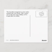 Niedliche Orangutan Tongue Monkey Business Postkarte (Rückseite)