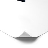 Niedliche Orca-Doodle Poster (Ecke)