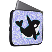 Niedliche Orca-Wal-Laptop-Hülse Laptopschutzhülle (Vorne Rechts)