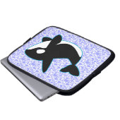 Niedliche Orca-Wal-Laptop-Hülse Laptopschutzhülle (Vorne Knopf)