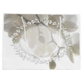 Niedliche Orchideen Große Geschenktüte (Rückseite)