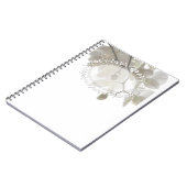 Niedliche Orchideen Notizblock (Linke Seite)