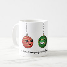 Niedliche Ornament Pun I like Hanging with you Art